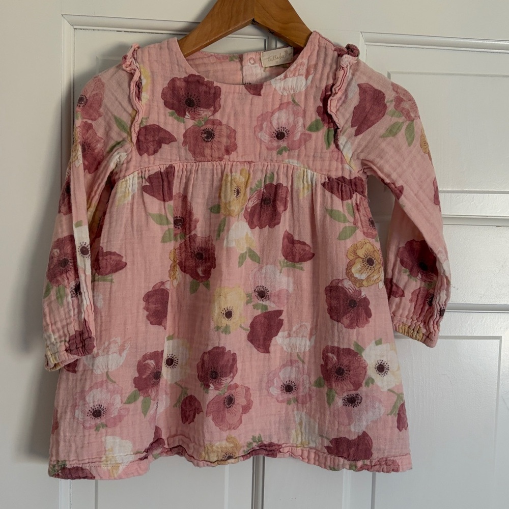 Angel dear/ cotton Tullabee cotton spring dress with bamboo leggings